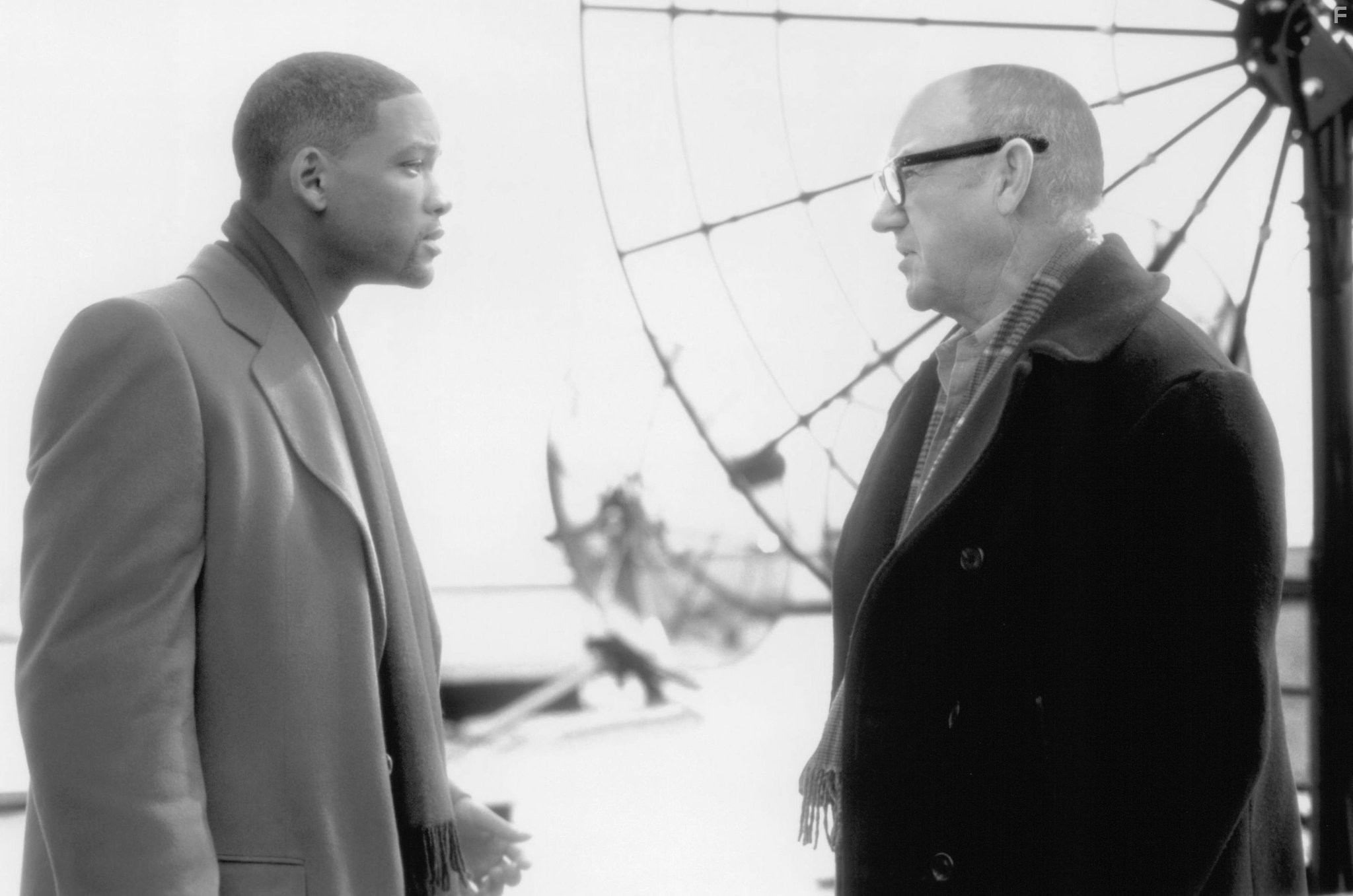 Will Smith and Gene Hackman in Враг государства (1998)