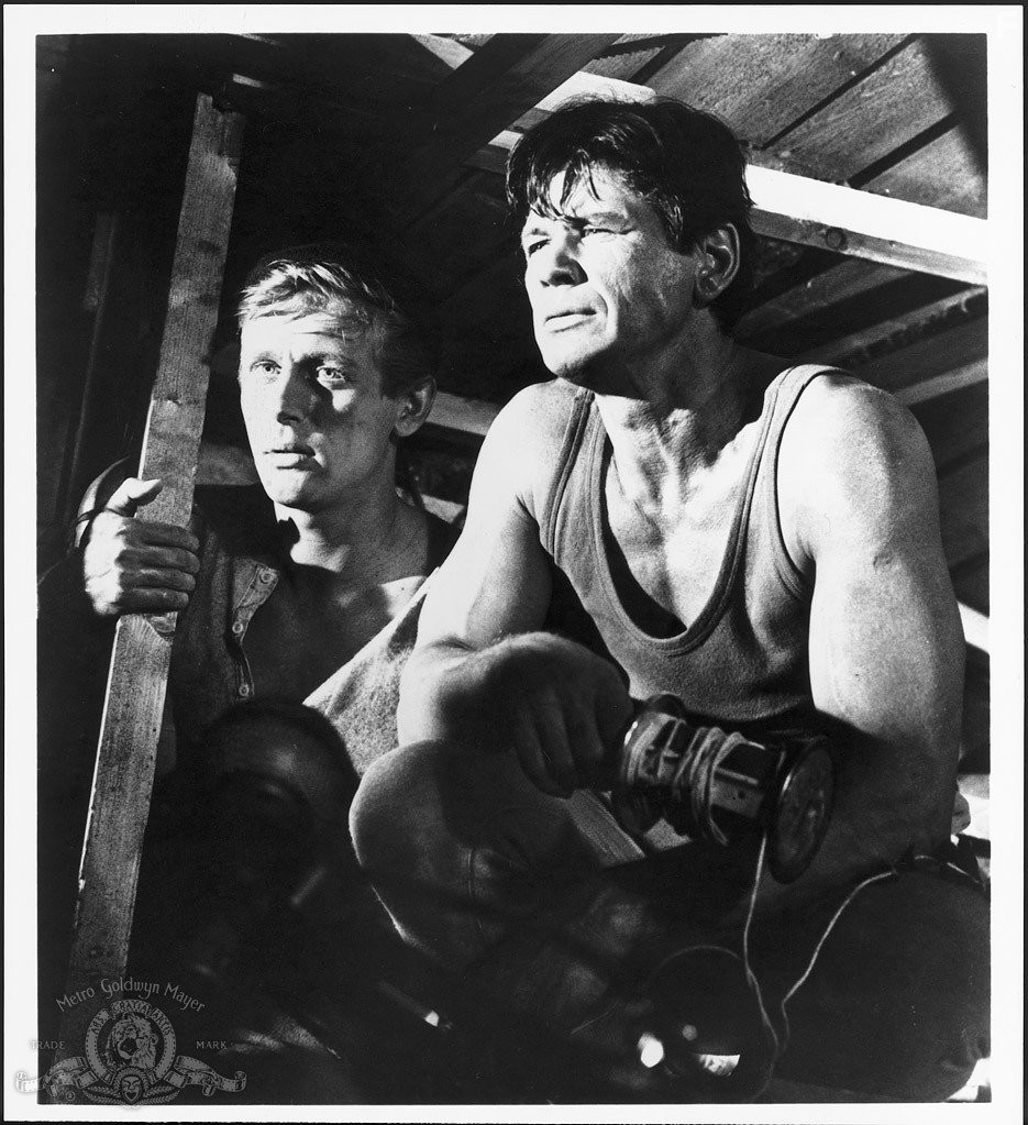 Charles Bronson and John Leyton in Большой побег (1963)