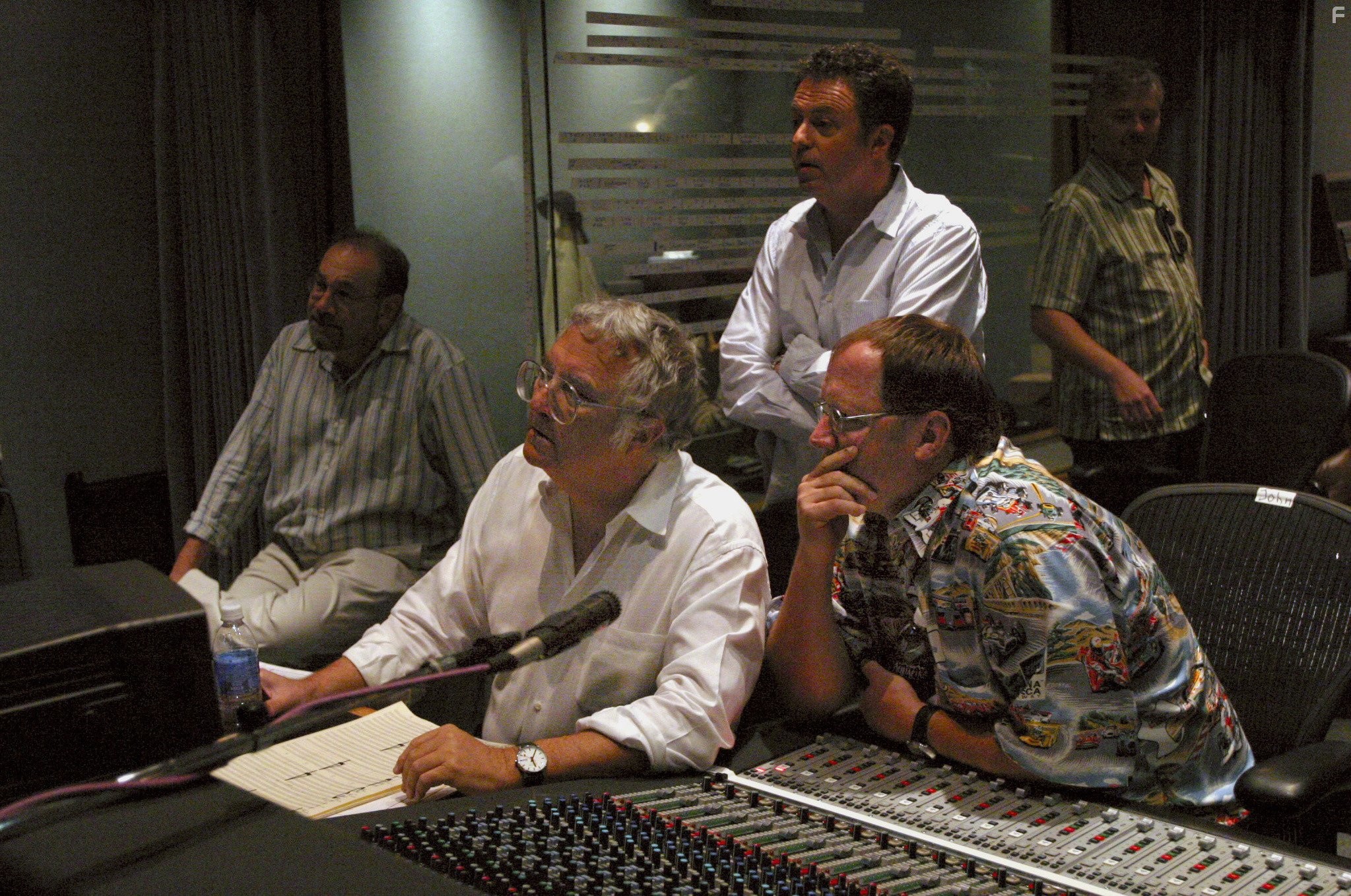 John Lasseter, Randy Newman, Bruno Coon, and Jonathan Sacks in Тачки (2006)