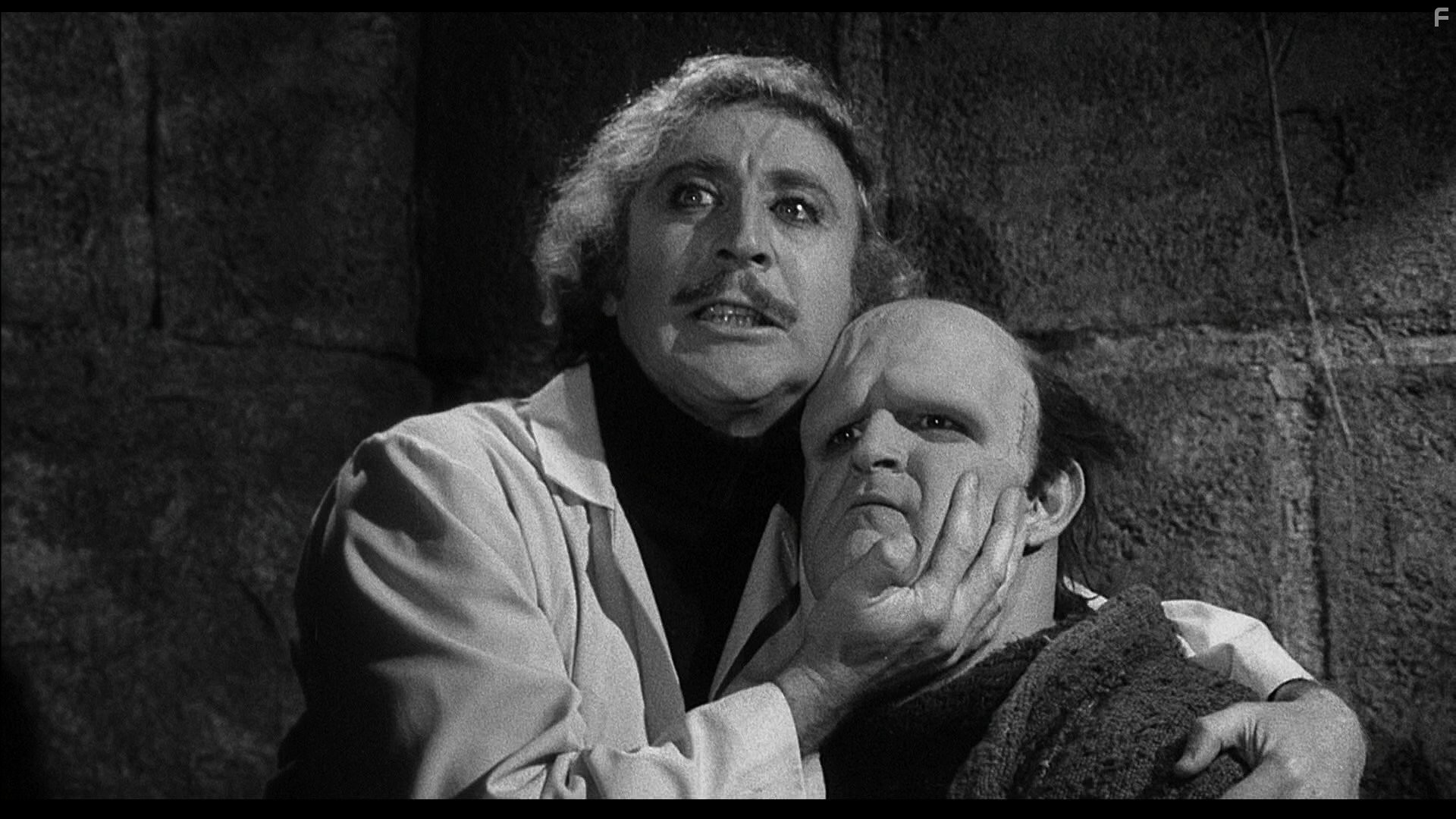 Gene Wilder and Peter Boyle in Молодой Франкенштейн (1974)