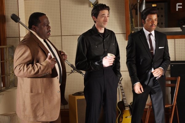 Adrien Brody, Cedric the Entertainer, and Jeffrey Wright in Кадиллак Рекордс (2008)