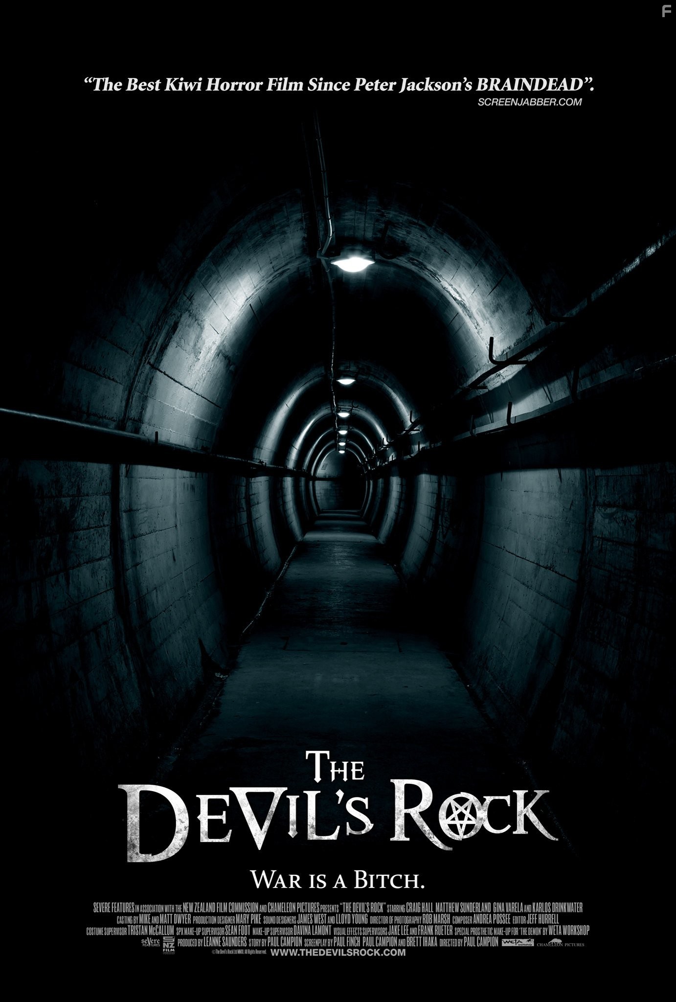 Poster for The Devil's Rock.