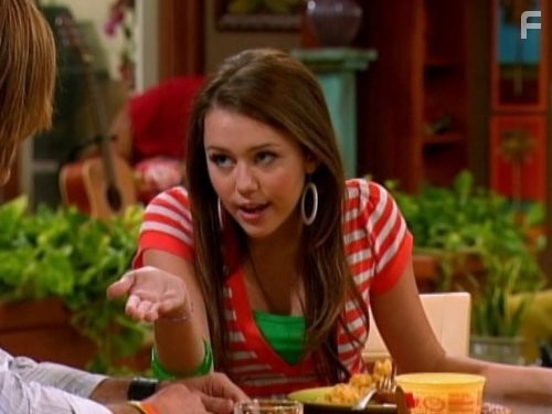 Billy Ray Cyrus and Miley Cyrus in Ханна Монтана (2006)