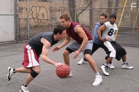 Larenz Tate and Tom Cavanagh in Love Monkey (2006)