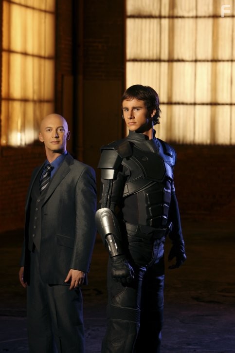 J.P. Manoux and Kelly Blatz in Aaron Stone (2009)