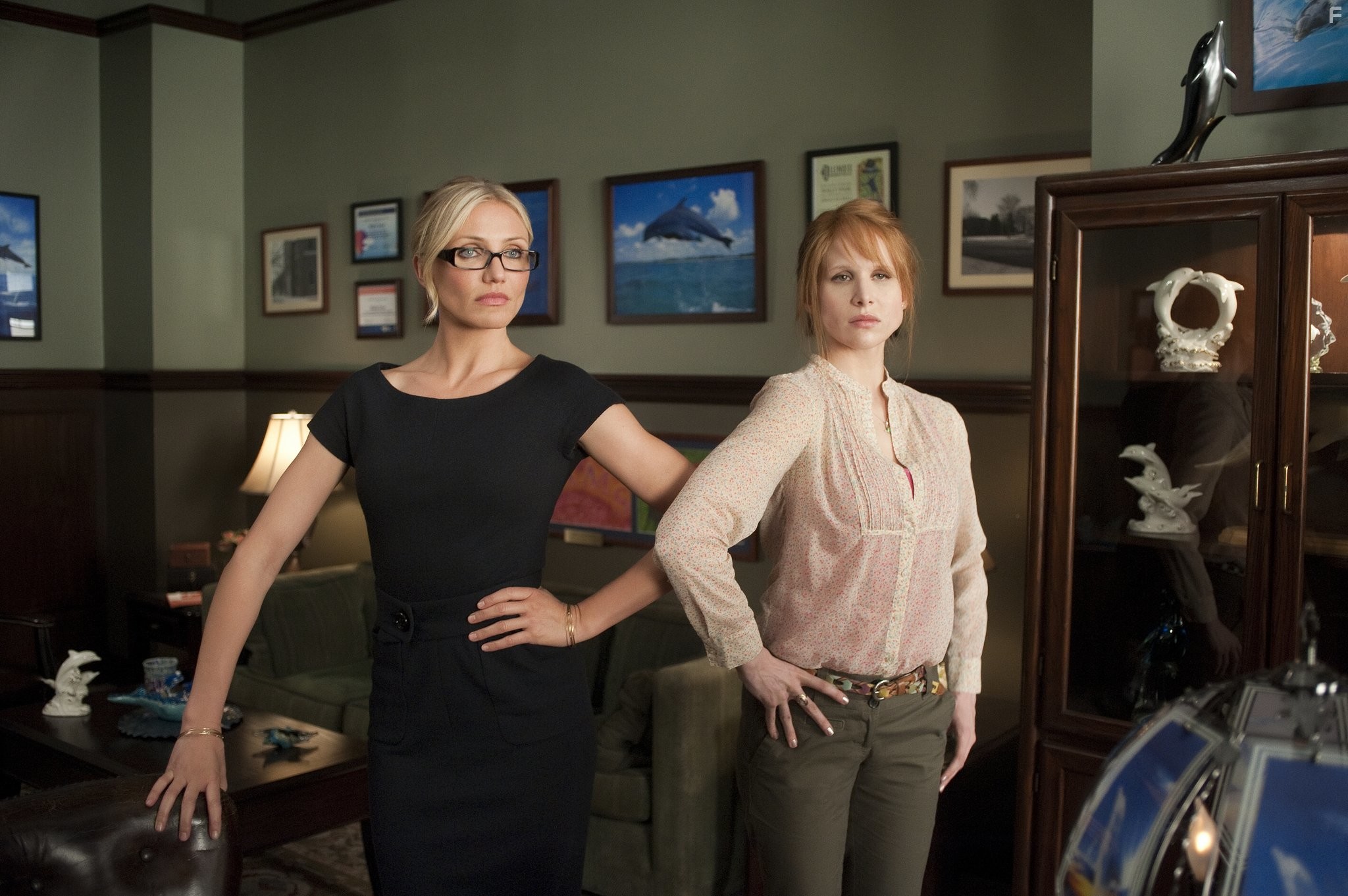 Cameron Diaz and Lucy Punch in Очень плохая училка (2011)