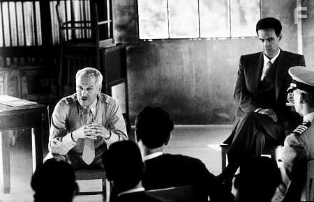 "Fat Man & Little Boy," Paul Newman and Dwight Schultz. 1989 Paramount Photo peter Sorel