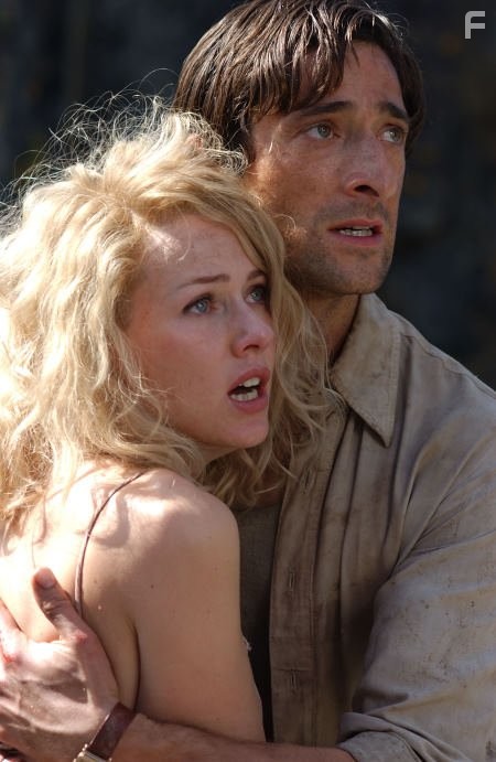 Adrien Brody and Naomi Watts in Кинг Конг (2005)