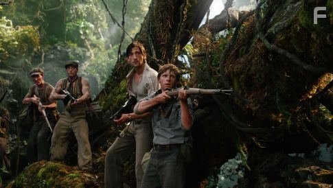 Adrien Brody, Jamie Bell, and Jed Brophy in Кинг Конг (2005)