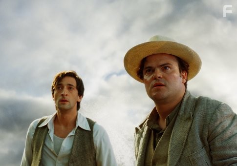 Adrien Brody and Jack Black in Кинг Конг (2005)