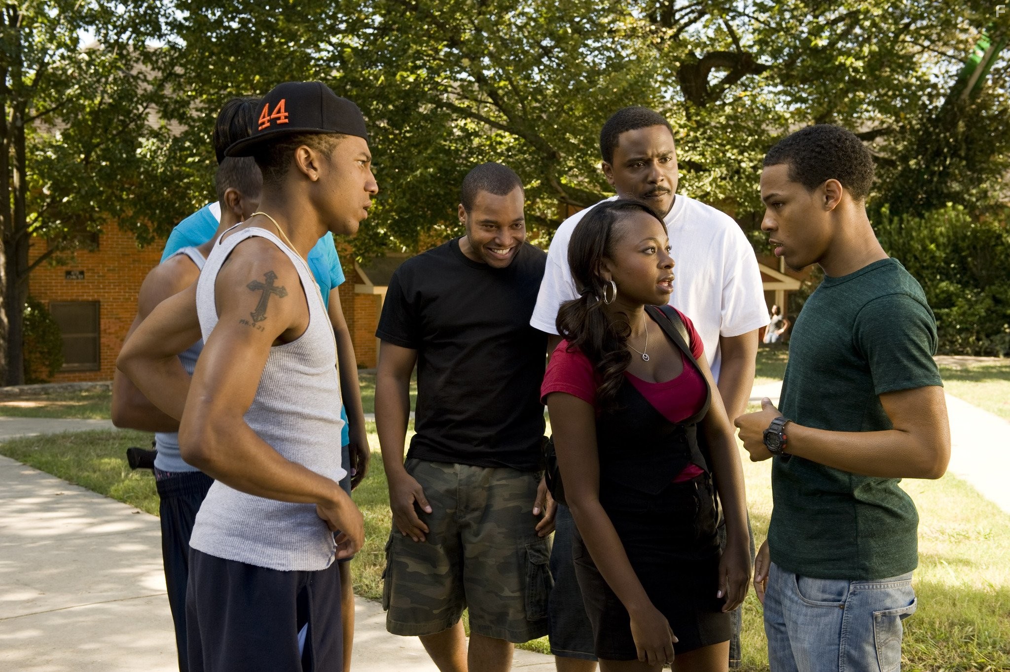 Vince Green, Shad Moss, Jason Weaver, Brandon T. Jackson, and Naturi Naughton in Лотерейный билет (2010)