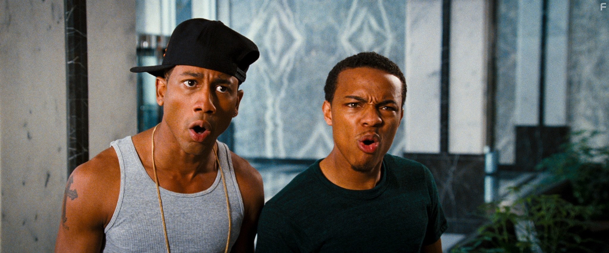 Shad Moss and Brandon T. Jackson in Лотерейный билет (2010)