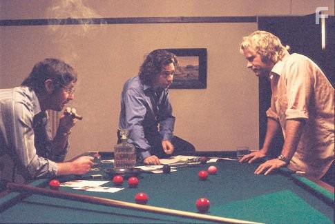 Dexter Fletcher, Thomas Jane, and David O'Hara in Стандер (2003)