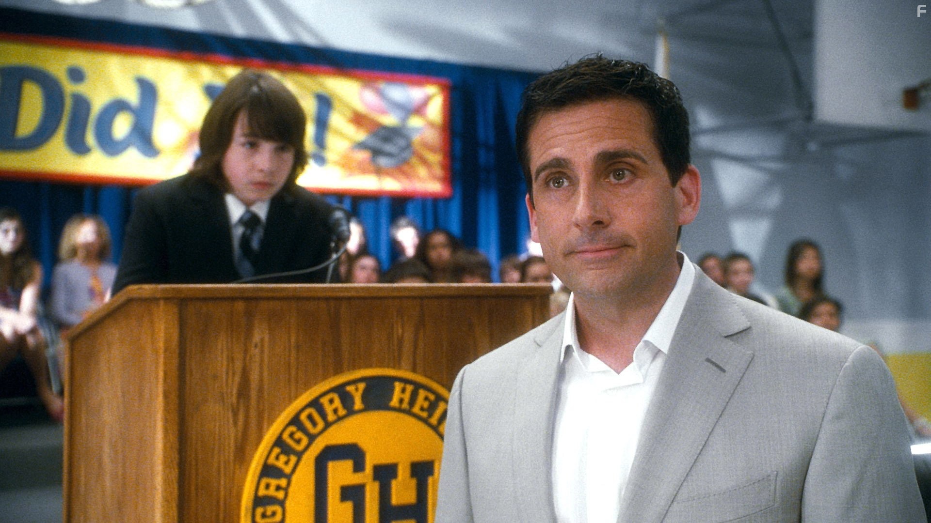 Steve Carell and Jonah Bobo in Эта дурацкая любовь (2011)