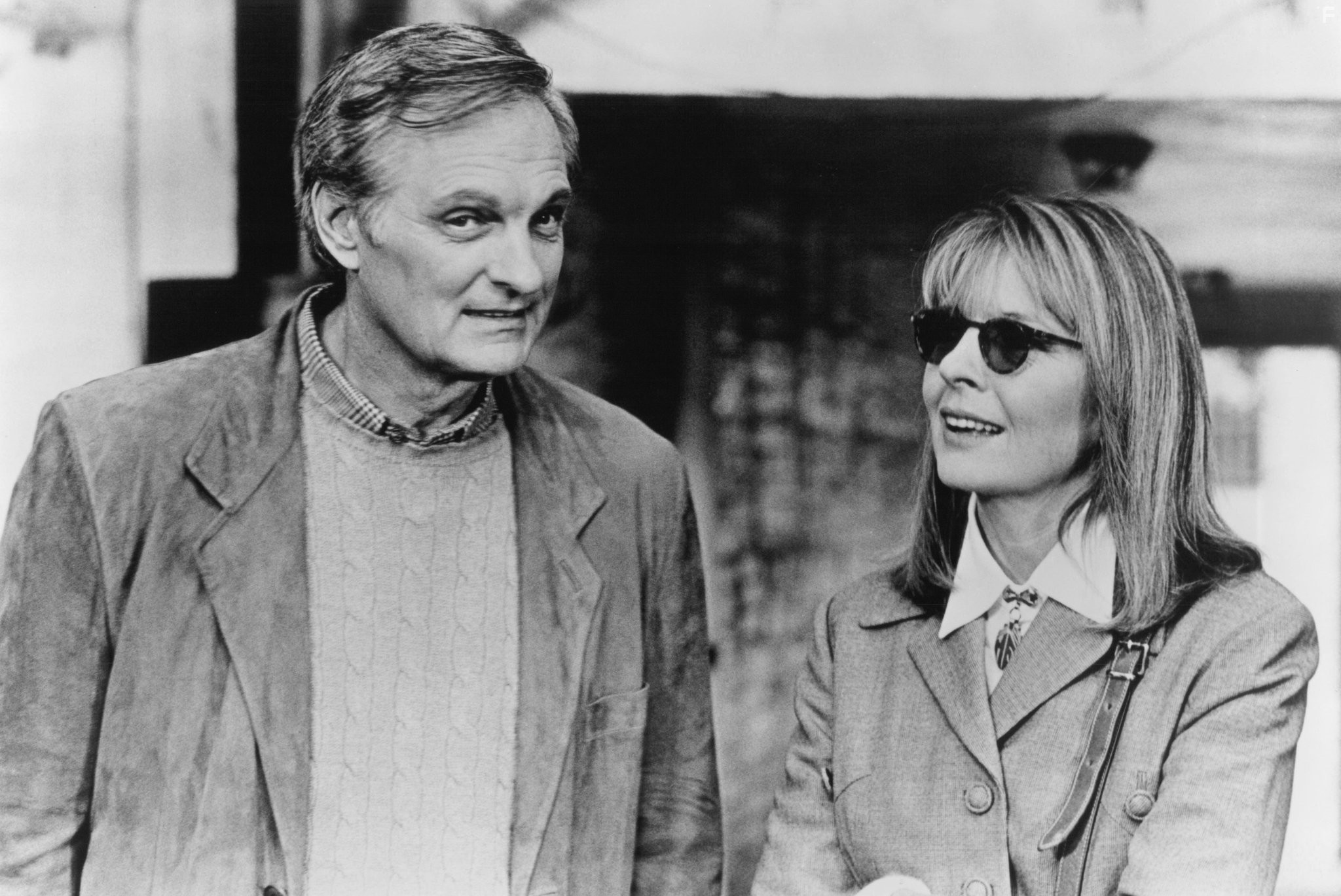 Alan Alda and Diane Keaton in Загадочное убийство в Манхэттэне (1993)