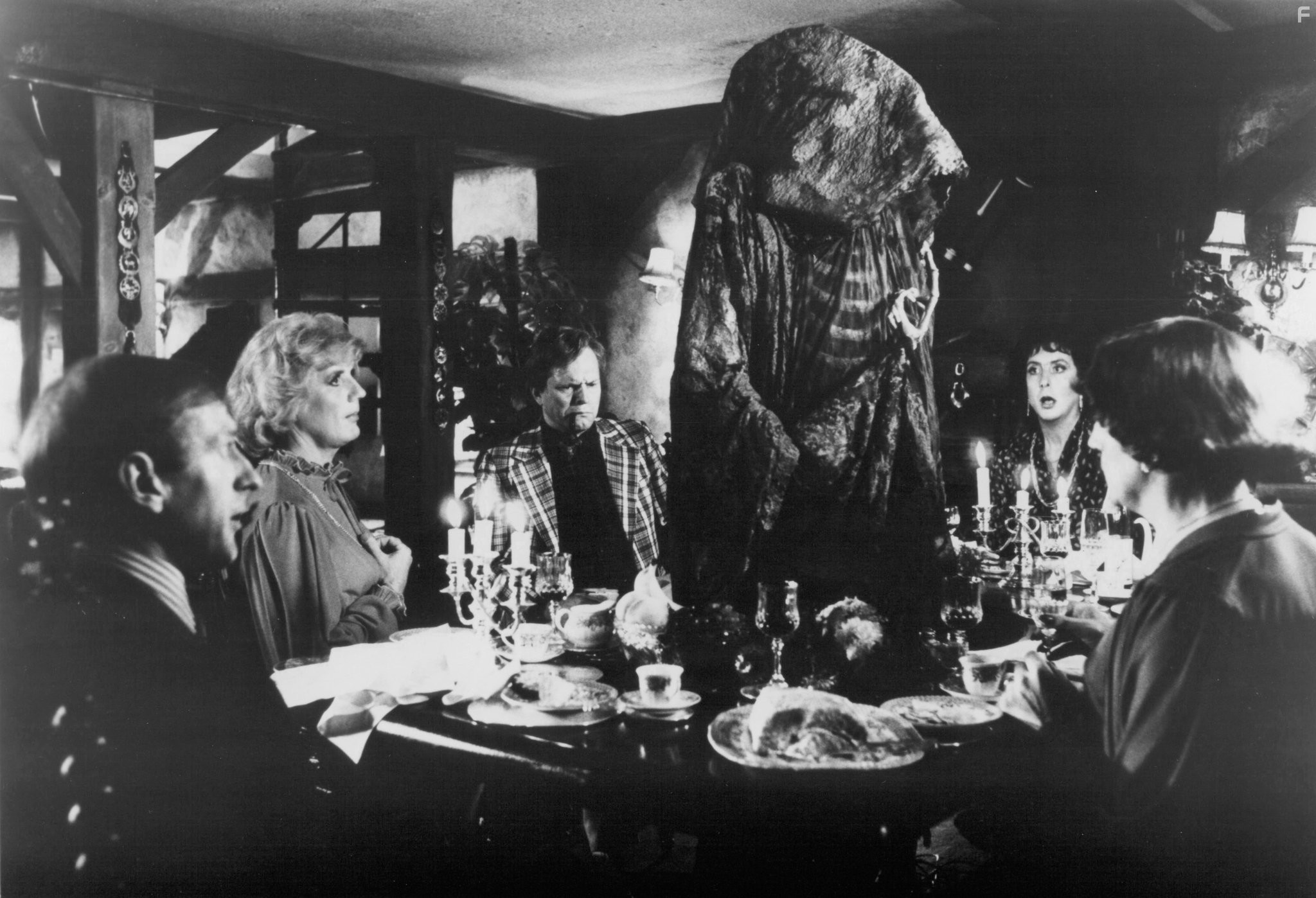 Terry Gilliam, Graham Chapman, Eric Idle, and Michael Palin in Смысл жизни по Монти Пайтону (1983)