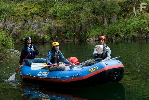 Rik Young, Kristopher Turner, and Oliver James in Трое в каноэ 2: Зов природы (2009)