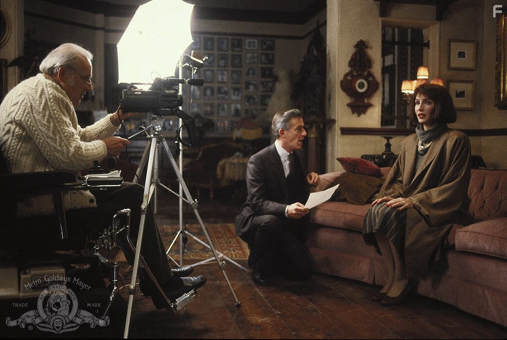 Roddy McDowall, Mary Steenburgen, and Jan Rubes in Смерть зимой (1987)