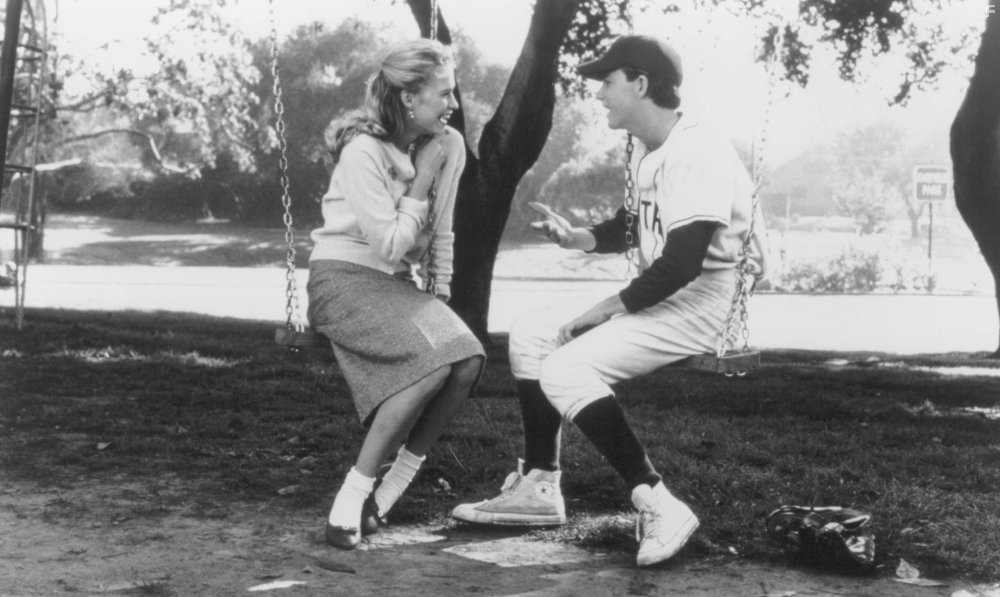 Josie Bissett and Chris Young in Book of Love (1990)