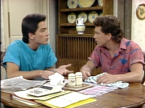 Scott Baio and Willie Aames in Чарльз в ответе (1984)