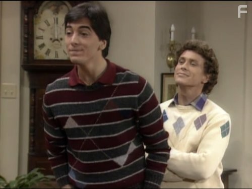 Scott Baio and Willie Aames in Чарльз в ответе (1984)