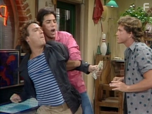 Scott Baio, Willie Aames, and Mark Blankfield in Чарльз в ответе (1984)