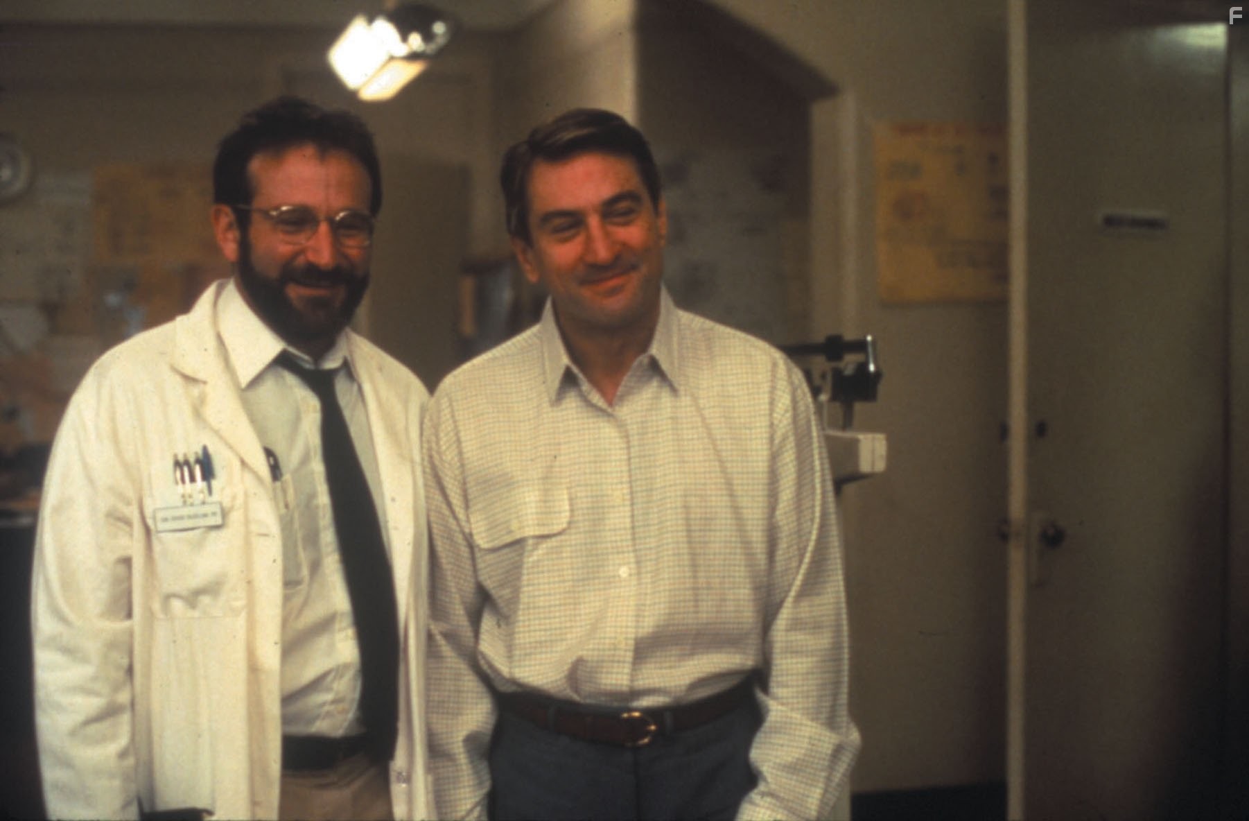 Robert De Niro and Robin Williams in Пробуждение (1990)