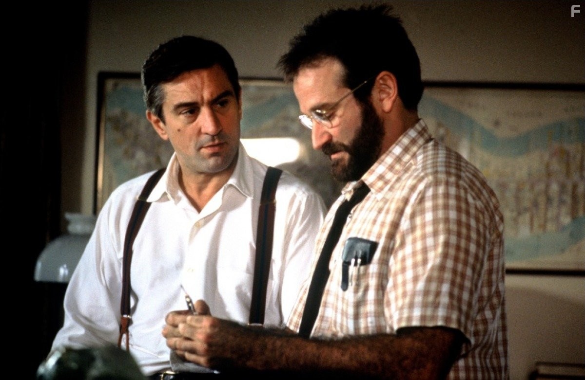 Robert De Niro and Robin Williams in Пробуждение (1990)