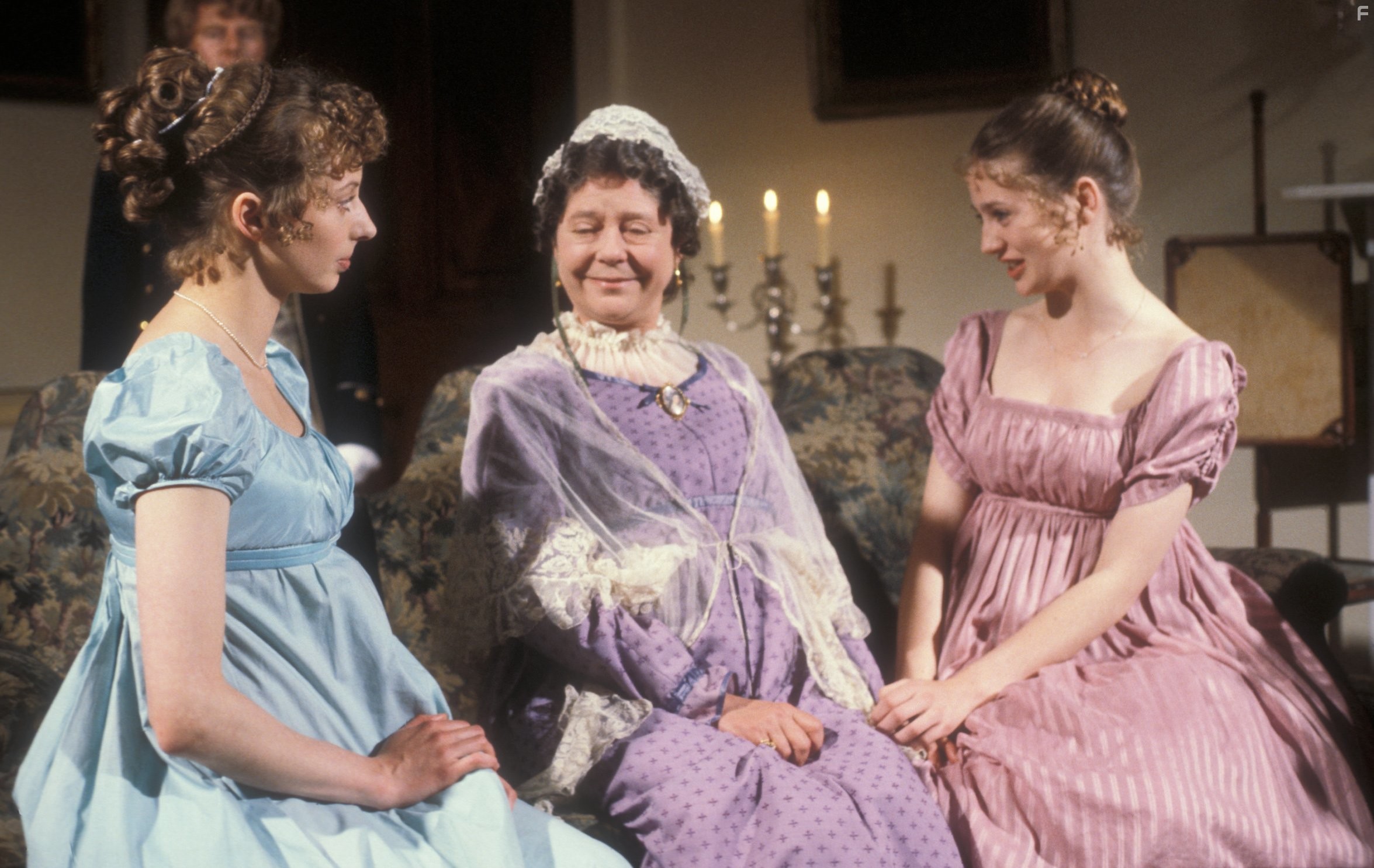 Tracey Childs, Annie Leon, and Irene Richard in Sense and Sensibility (1981)