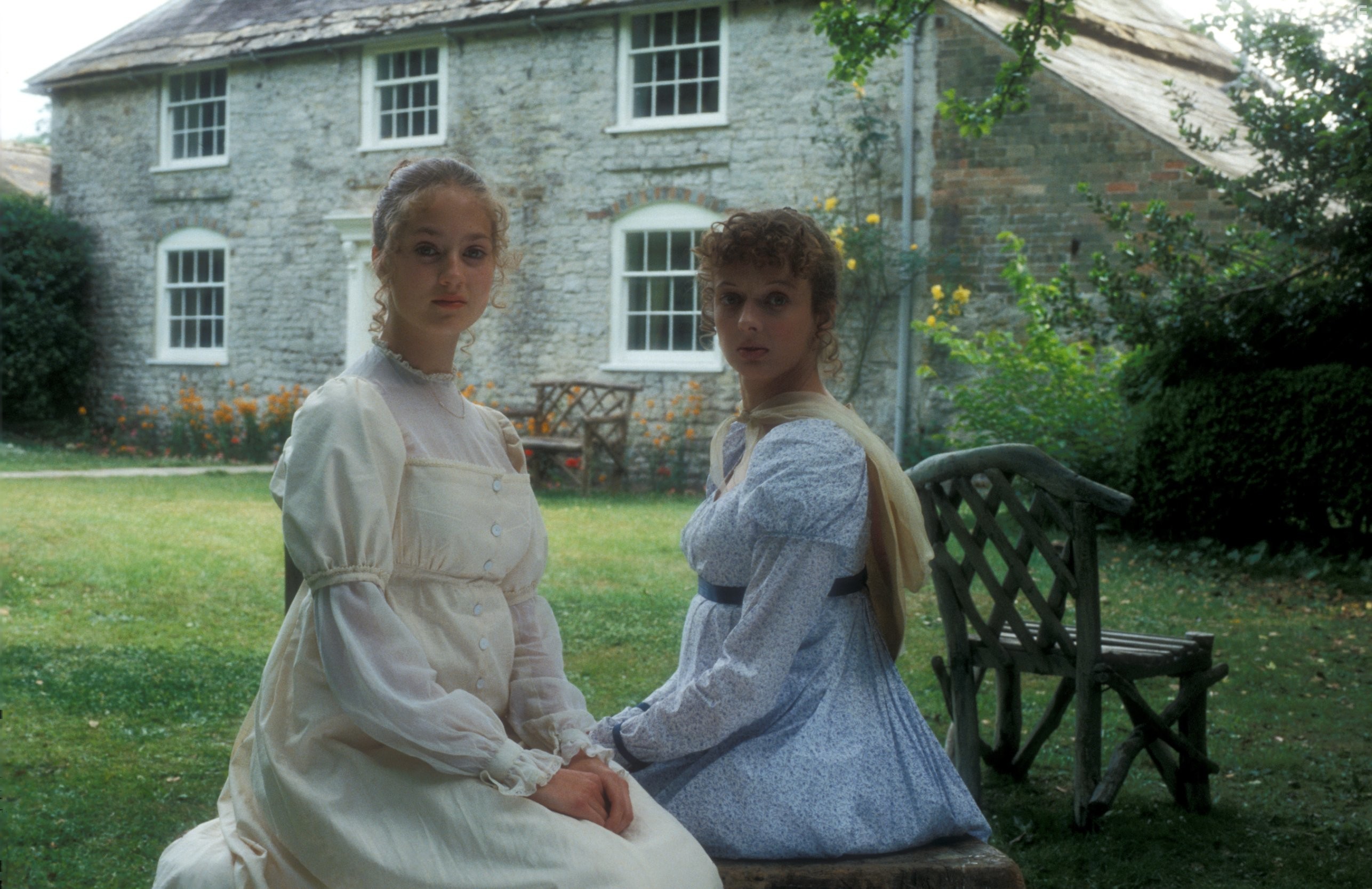 Tracey Childs and Irene Richard in Sense and Sensibility (1981)