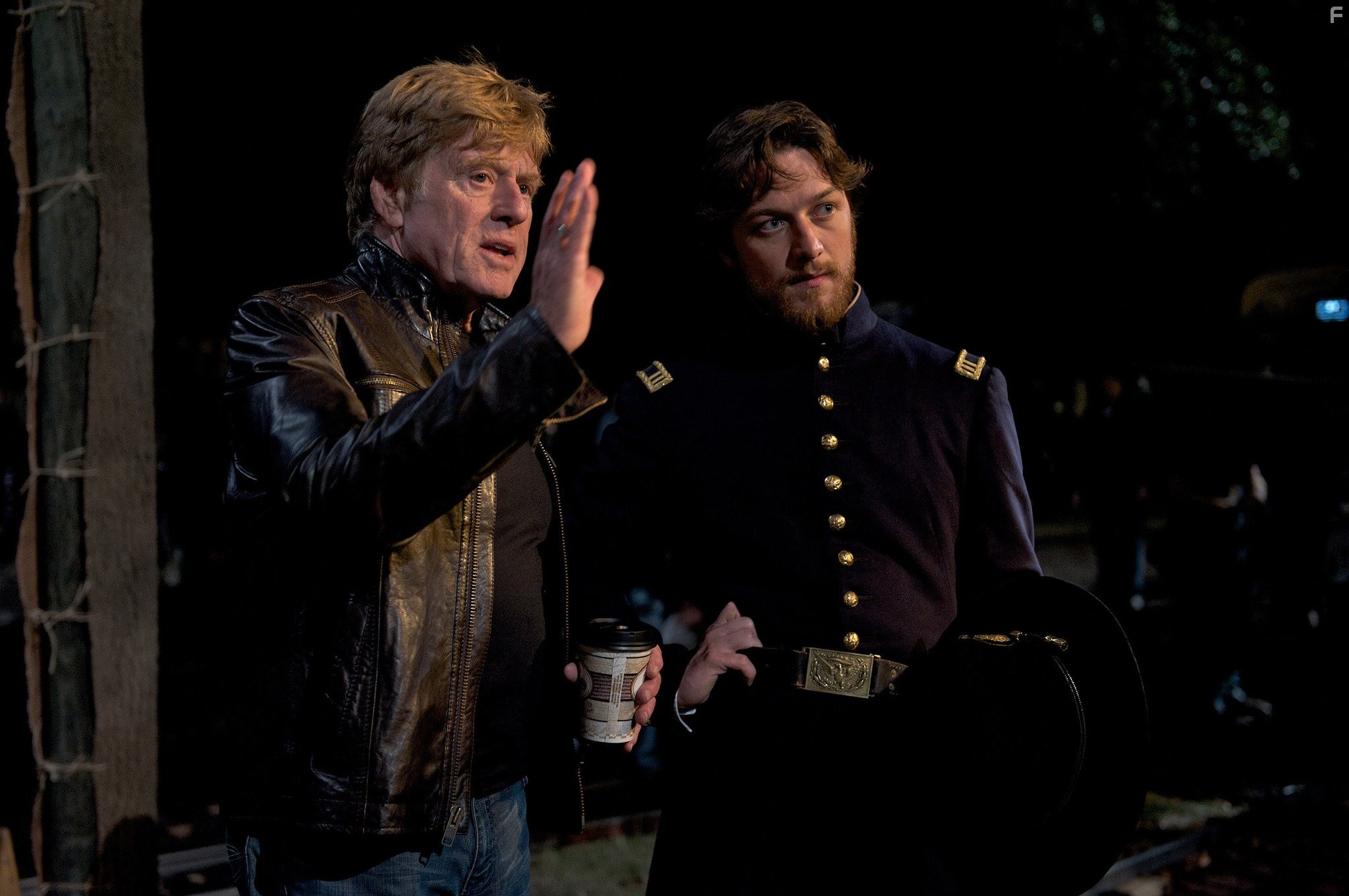 Robert Redford and James McAvoy in Заговорщица (2010)