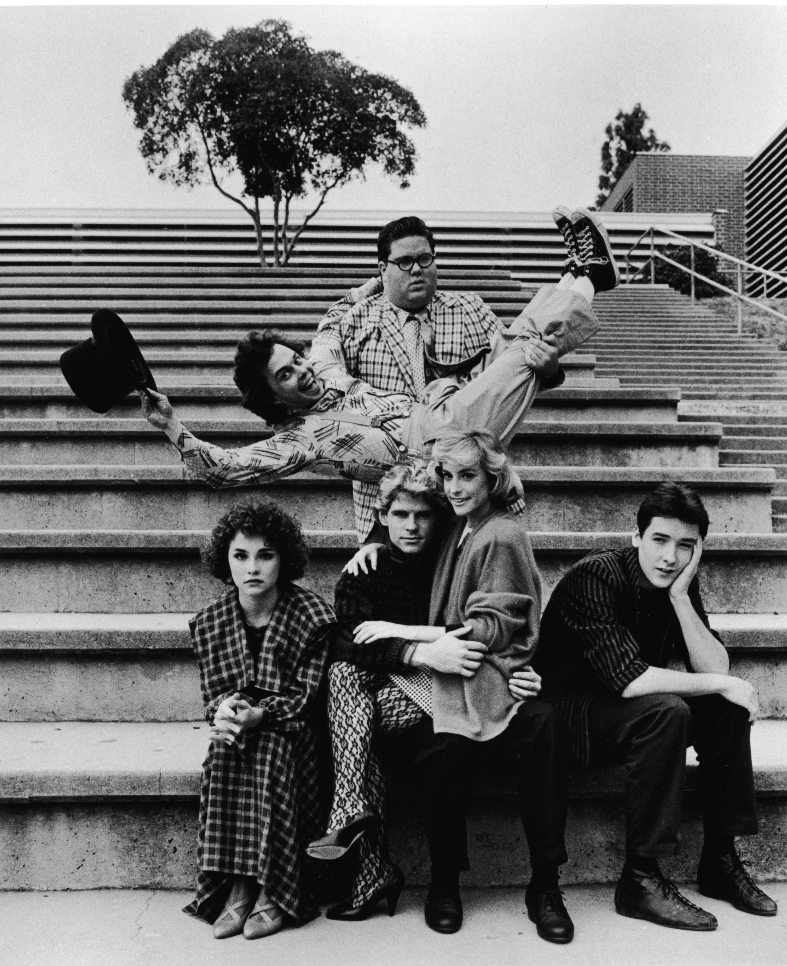 John Cusack, Curtis Armstrong, Aaron Dozier, Diane Franklin, Dan Schneider, and Amanda Wyss in Уж лучше умереть (1985)