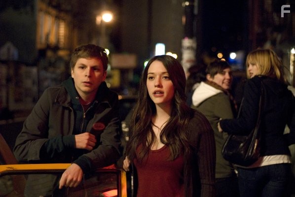 Michael Cera and Kat Dennings in Будь моим парнем на пять минут (2008)