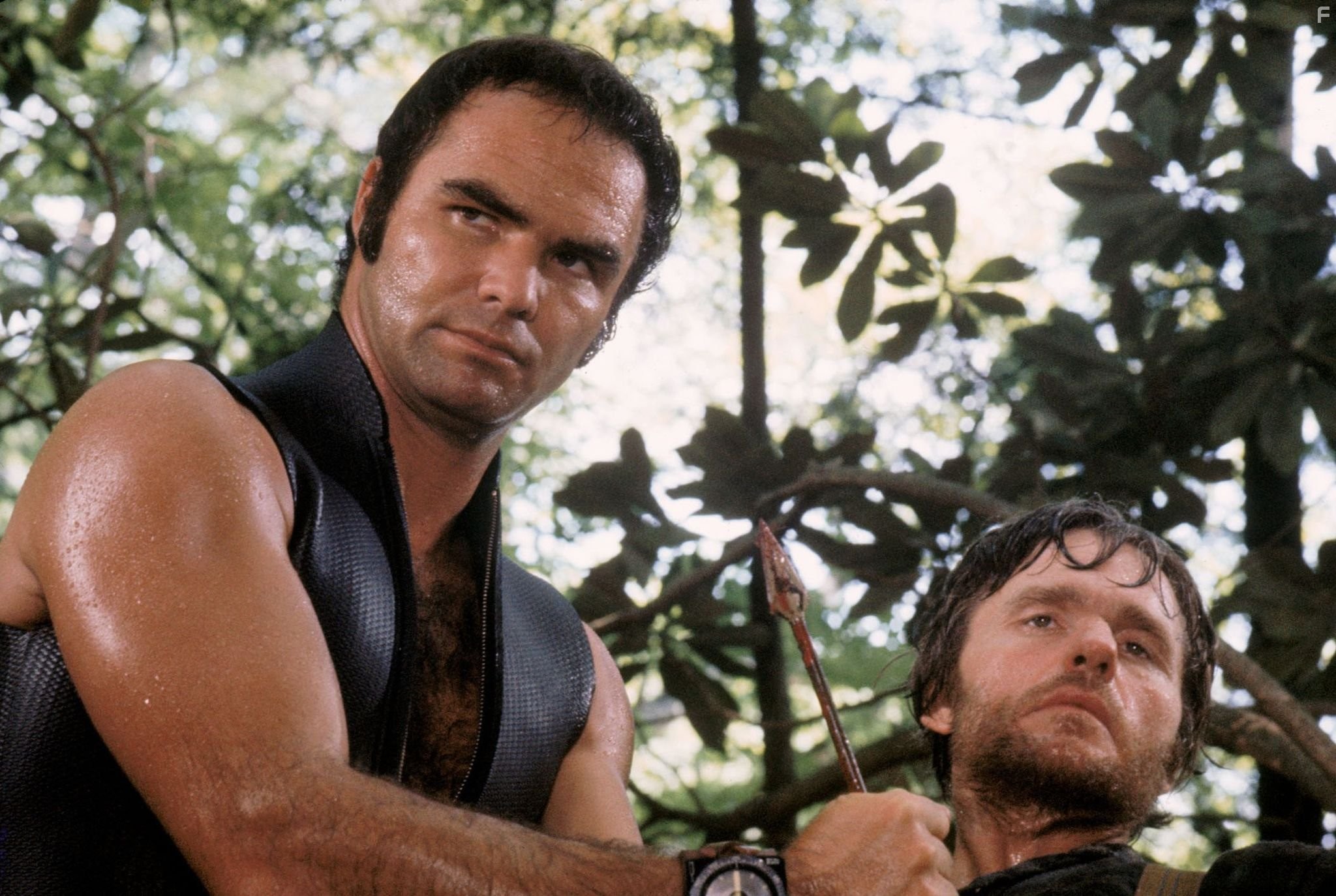 Burt Reynolds and Bill McKinney in Избавление (1972)