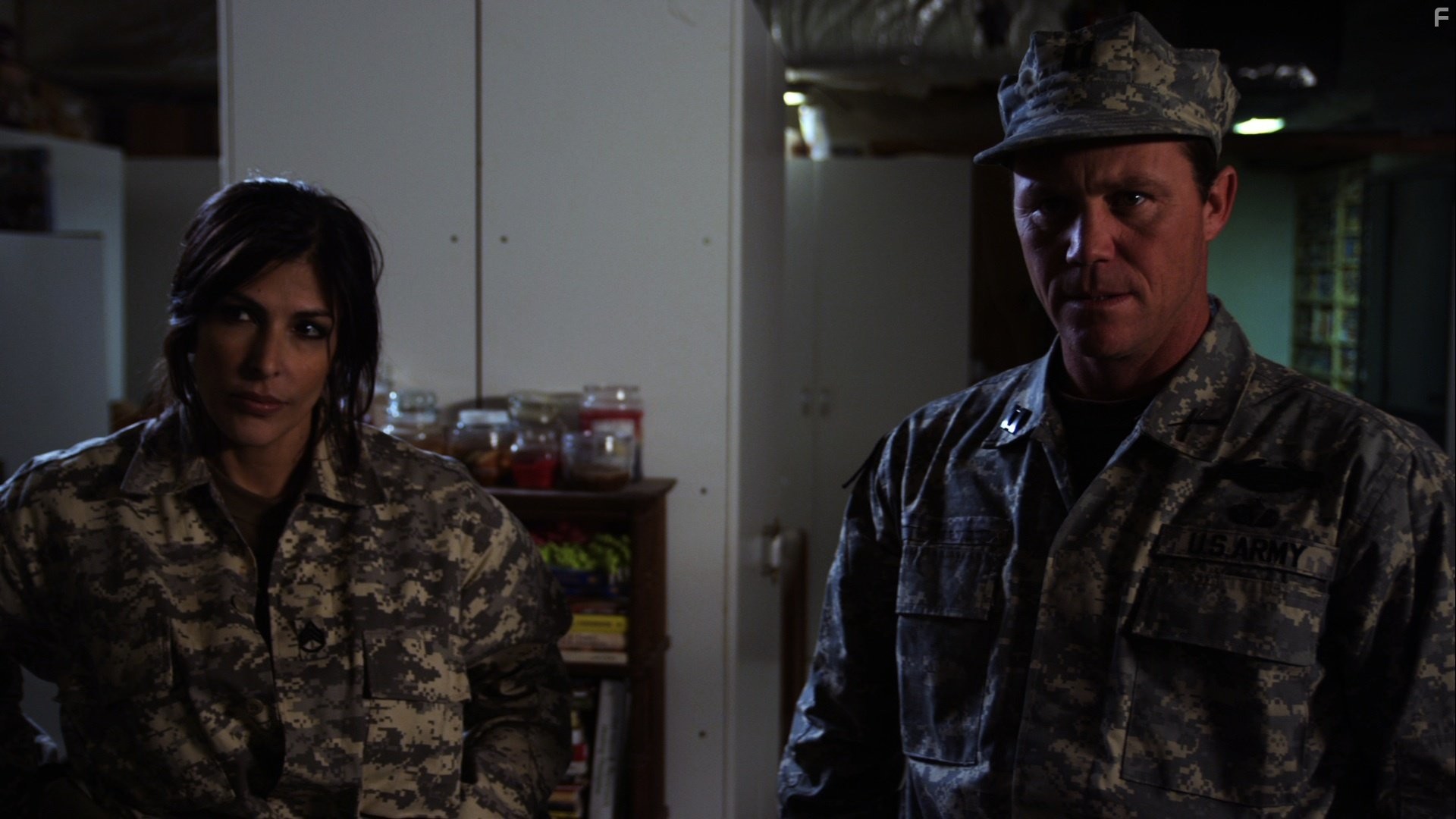 Melissa Brasselle and Brian Krause in Camel Spiders (2011)