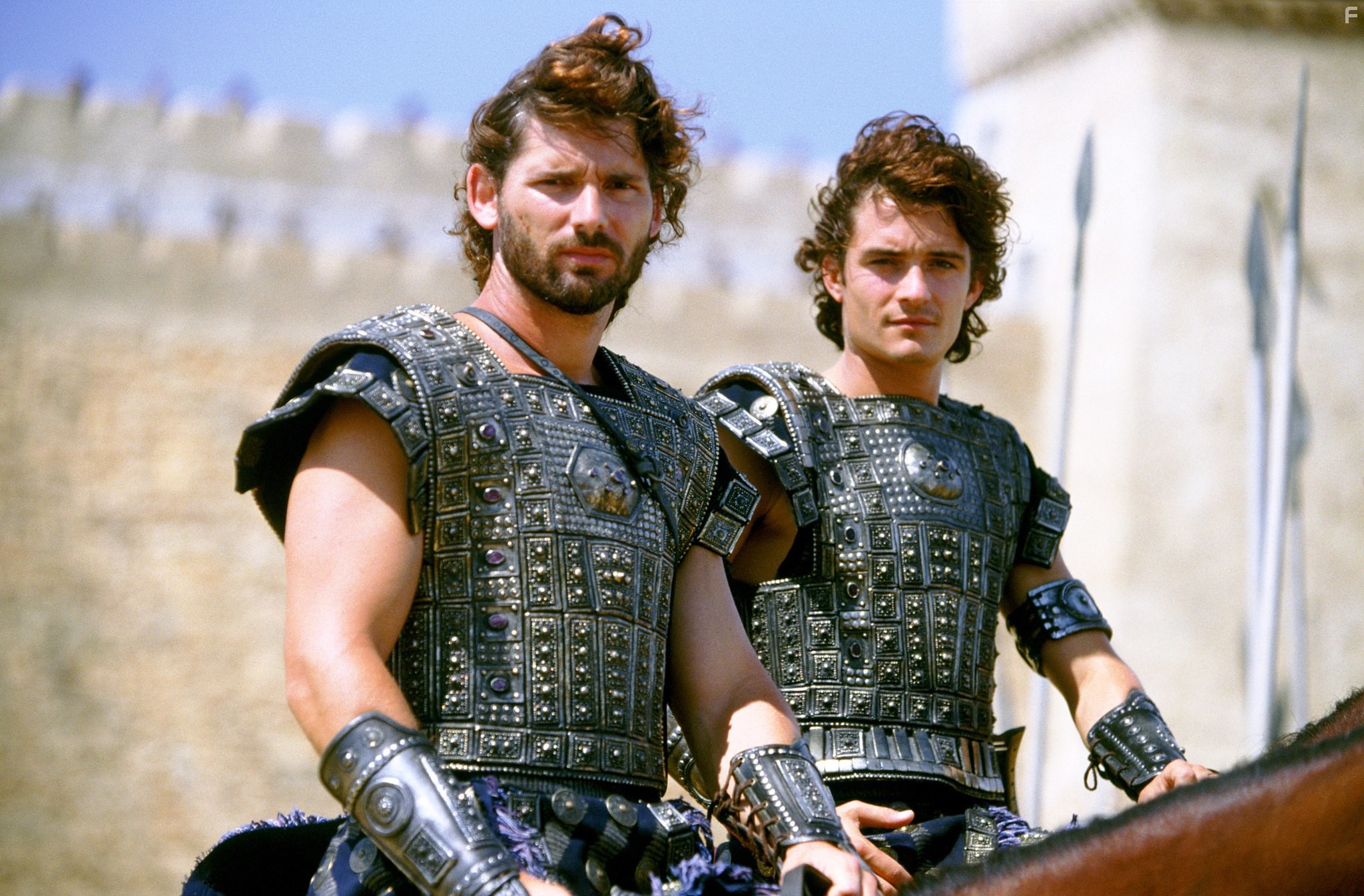 Eric Bana and Orlando Bloom in Троя (2004)