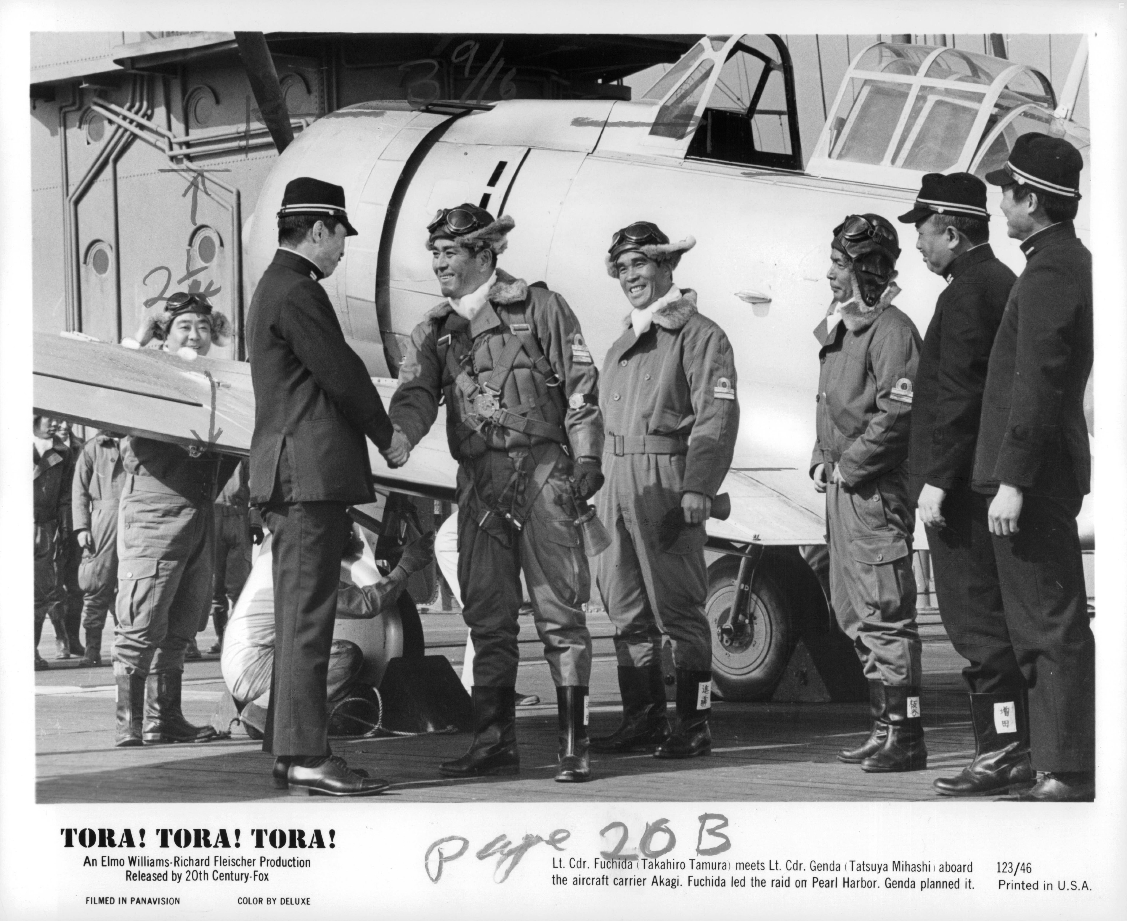 Tatsuya Mihashi and Takahiro Tamura in Тора! Тора! Тора! (1970)