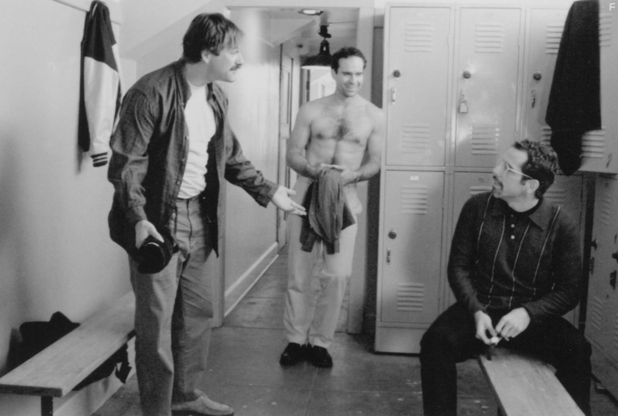 Jason Patric, Aaron Eckhart, and Ben Stiller in Твои друзья и соседи (1998)