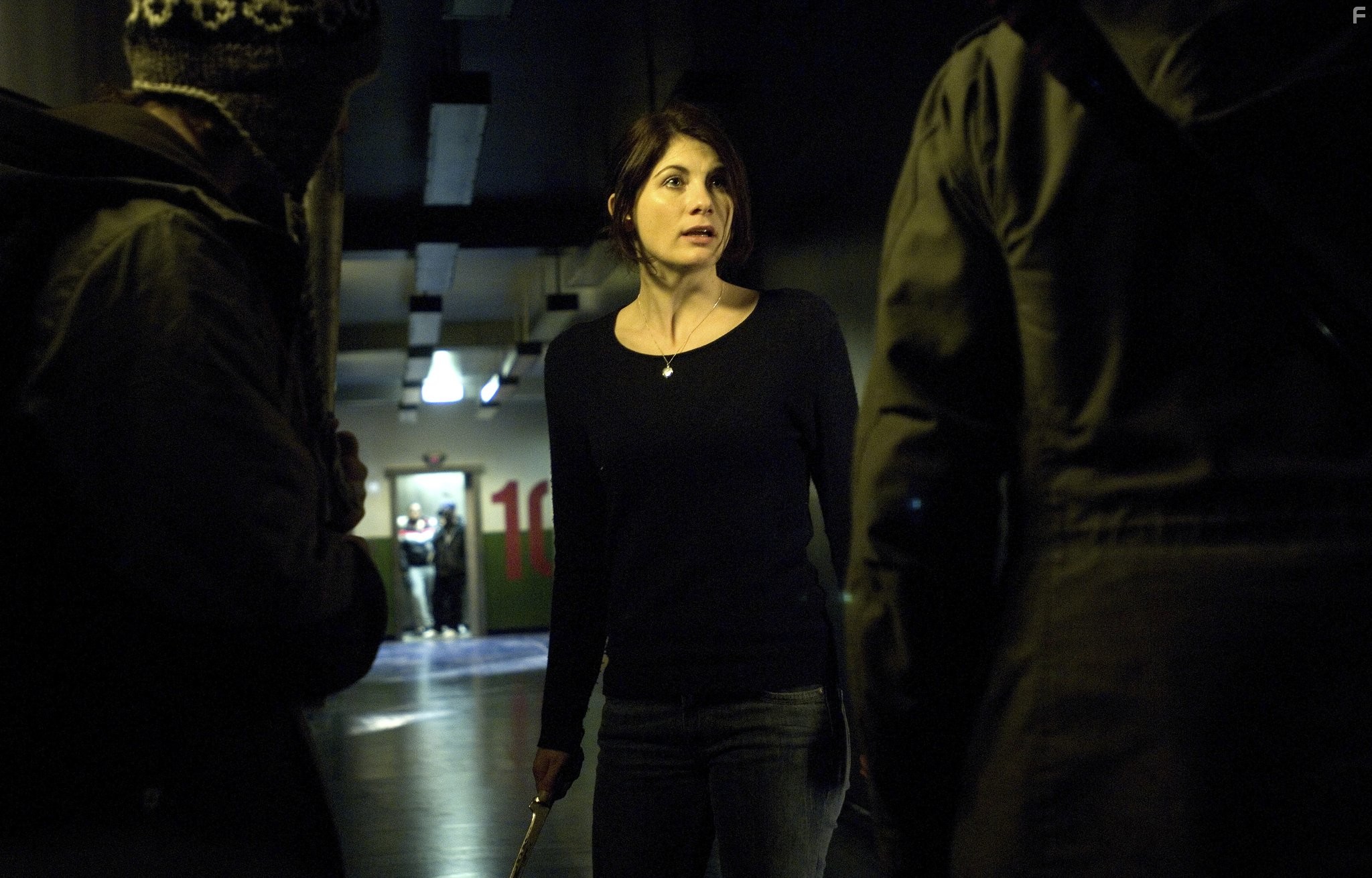 Jodie Whittaker, Alex Esmail, and John Boyega in Чyжие на районе (2011)