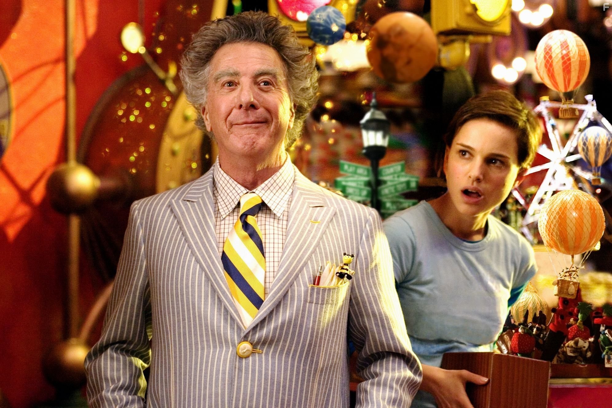 Dustin Hoffman and Natalie Portman in Лавка чудес (2007)
