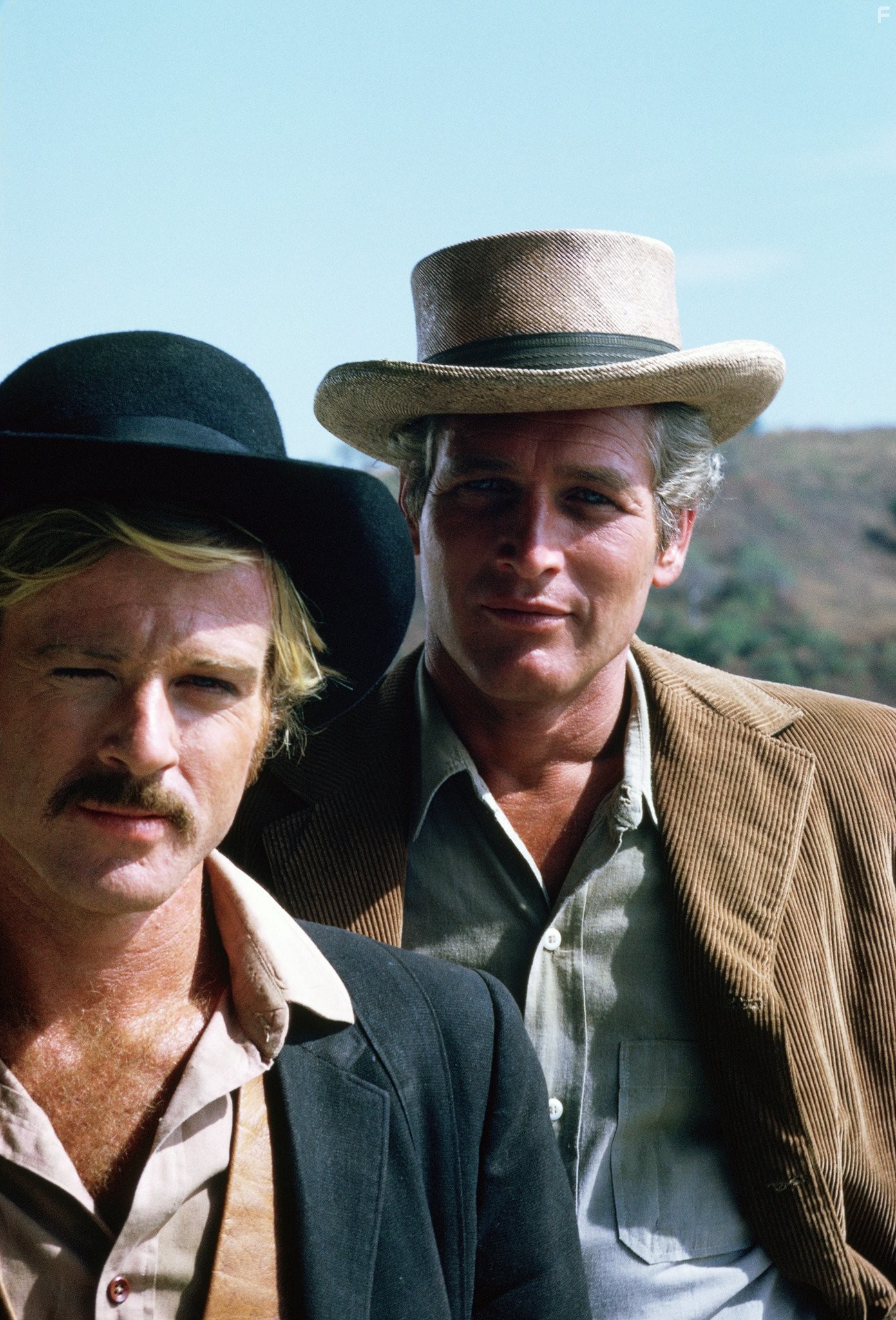 Paul Newman and Robert Redford in Буч Кэссиди и Сандэнс Кид (1969)