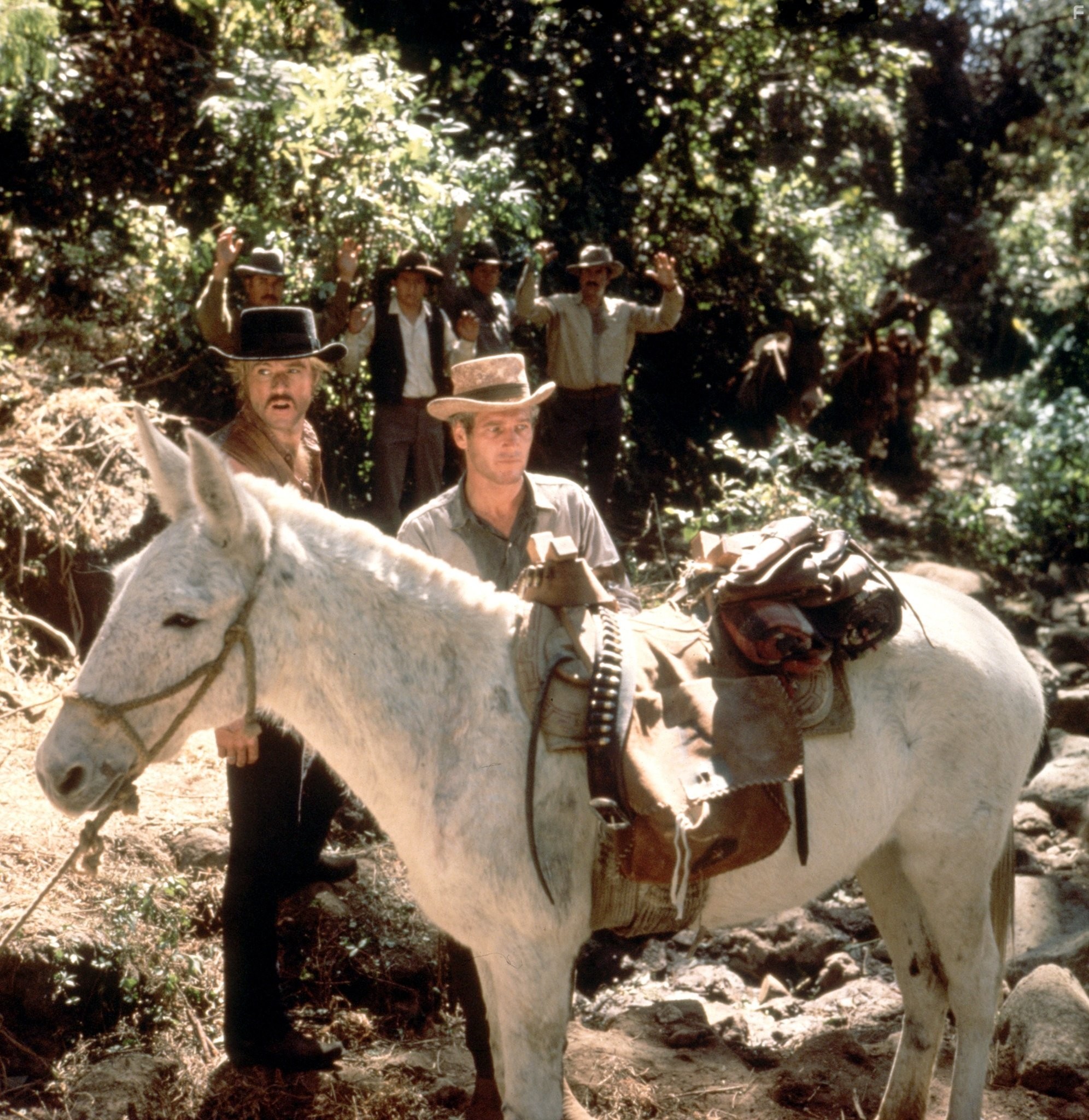 Paul Newman and Robert Redford in Буч Кэссиди и Сандэнс Кид (1969)