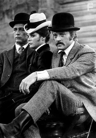 "Butch Cassidy and The Sundance Kid," Paul Newman, Katherine Ross, & Robert Redford.