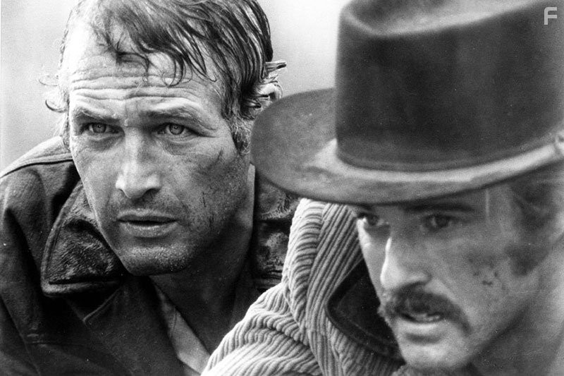Paul Newman and Robert Redford in Буч Кэссиди и Сандэнс Кид (1969)