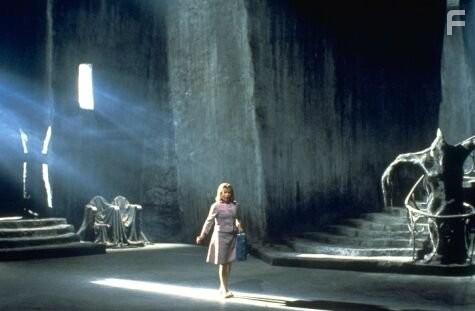 Mrs. Boggs enters the castle