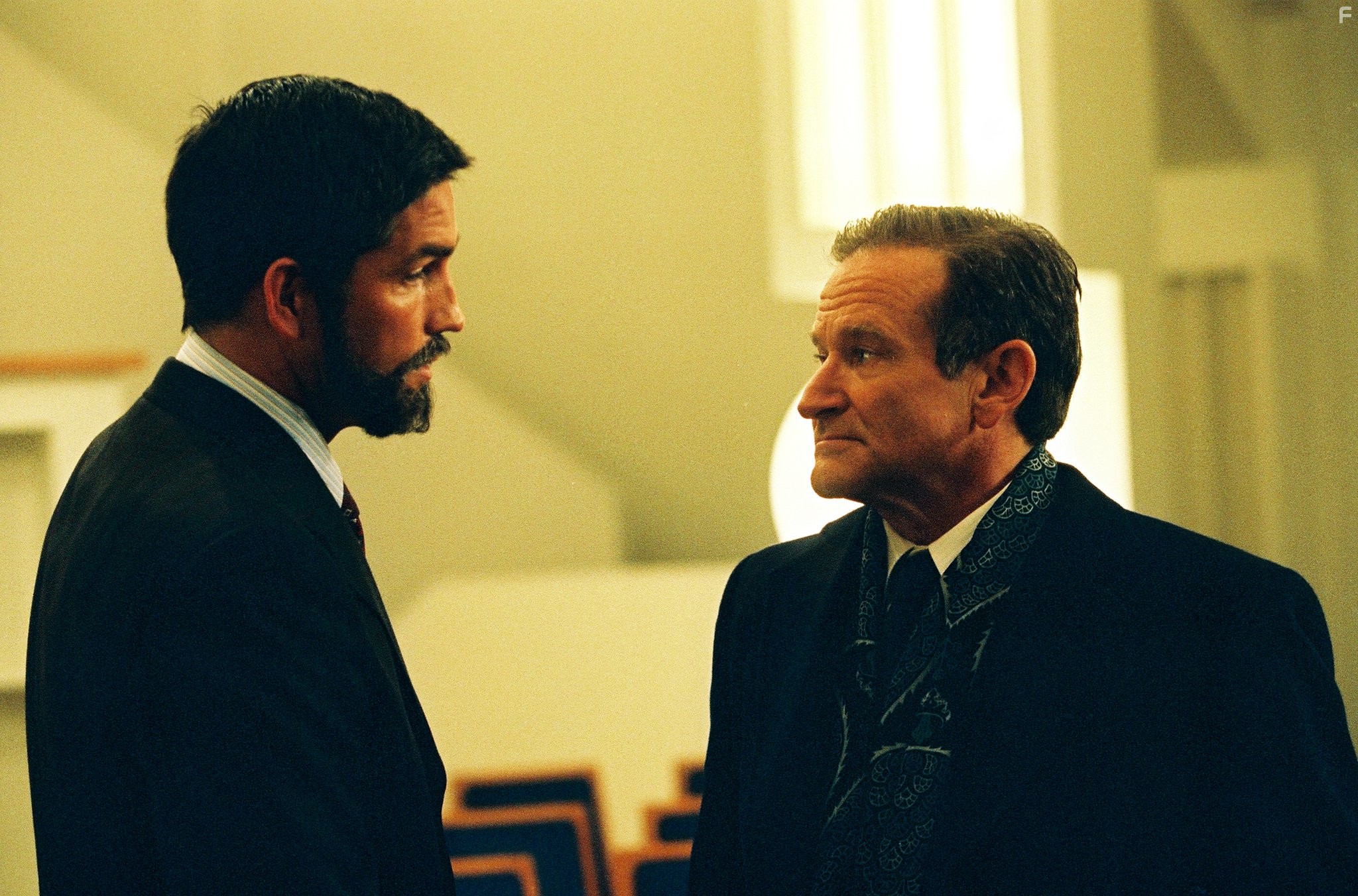Robin Williams and Jim Caviezel in Окончательный монтаж (2004)