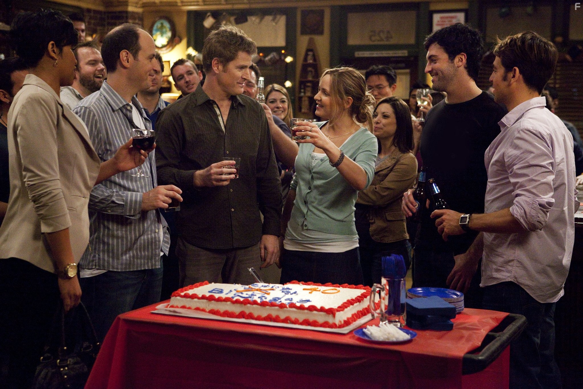 Jamie Kaler, Jordana Spiro, Reid Scott, Kellee Stewart, and Michael Bunin in Моя команда (2006)