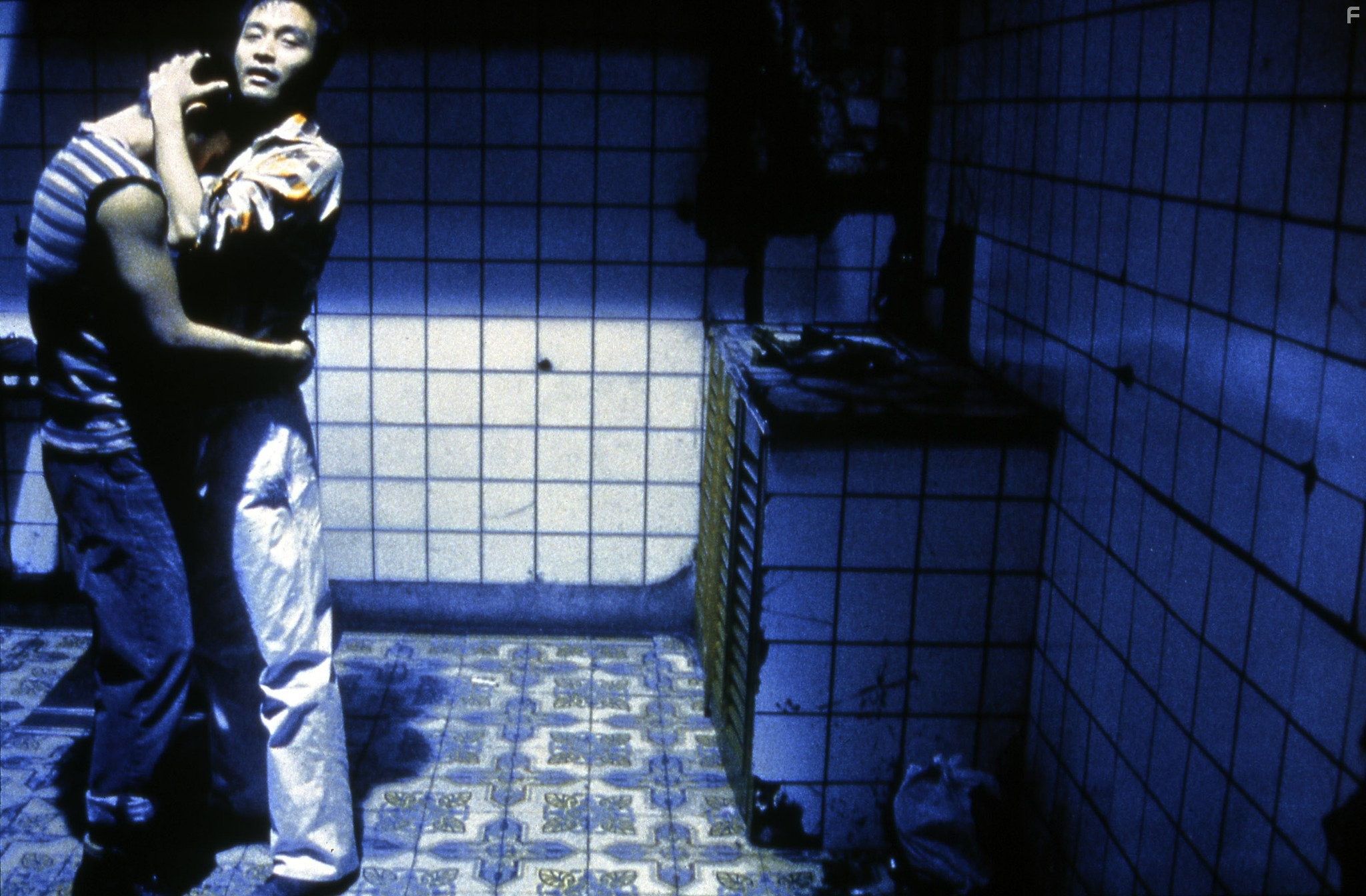 Leslie Cheung and Tony Chiu Wai Leung in Счастливы вместе (1997)