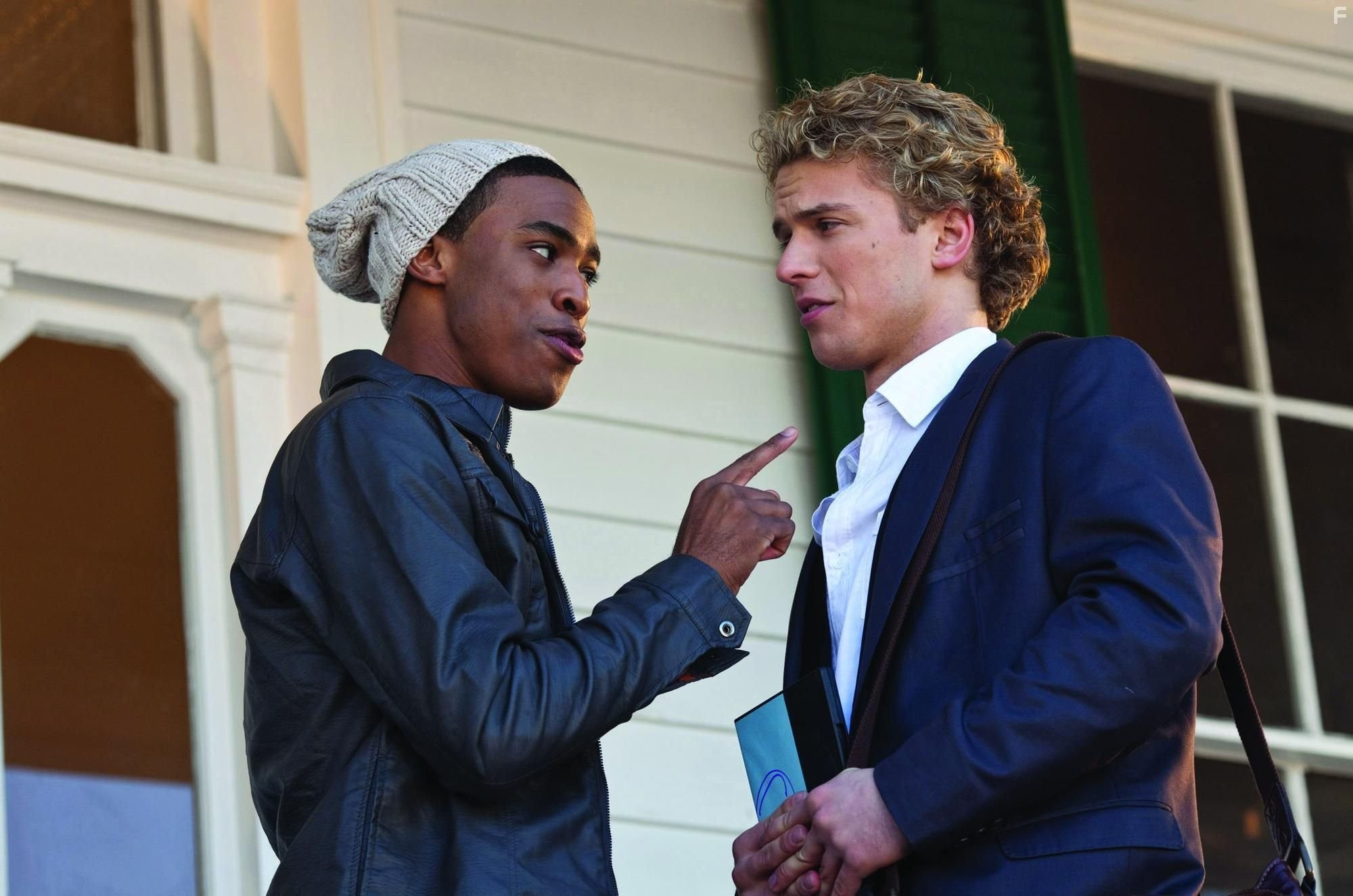 Freddie Stroma and Titus Makin Jr. in История Золушки 3 (2011)