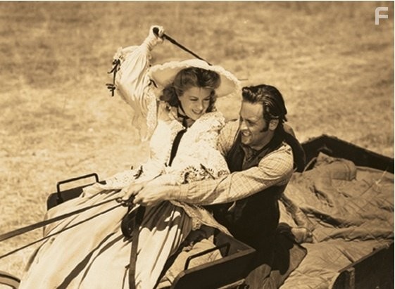 William Holden and Claire Trevor in Texas (1941)